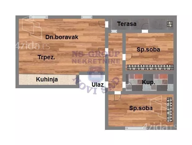 Trosoban stan | 4zida