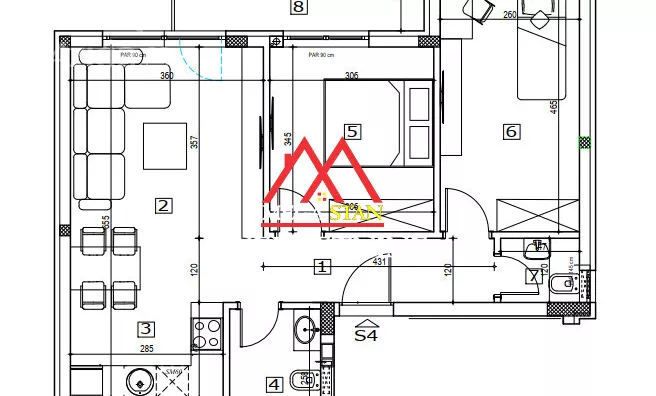 Trosoban stan | 4zida