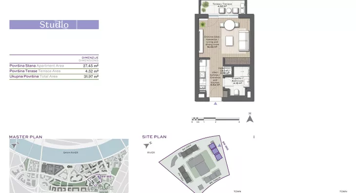 Jednosoban stan | 4zida