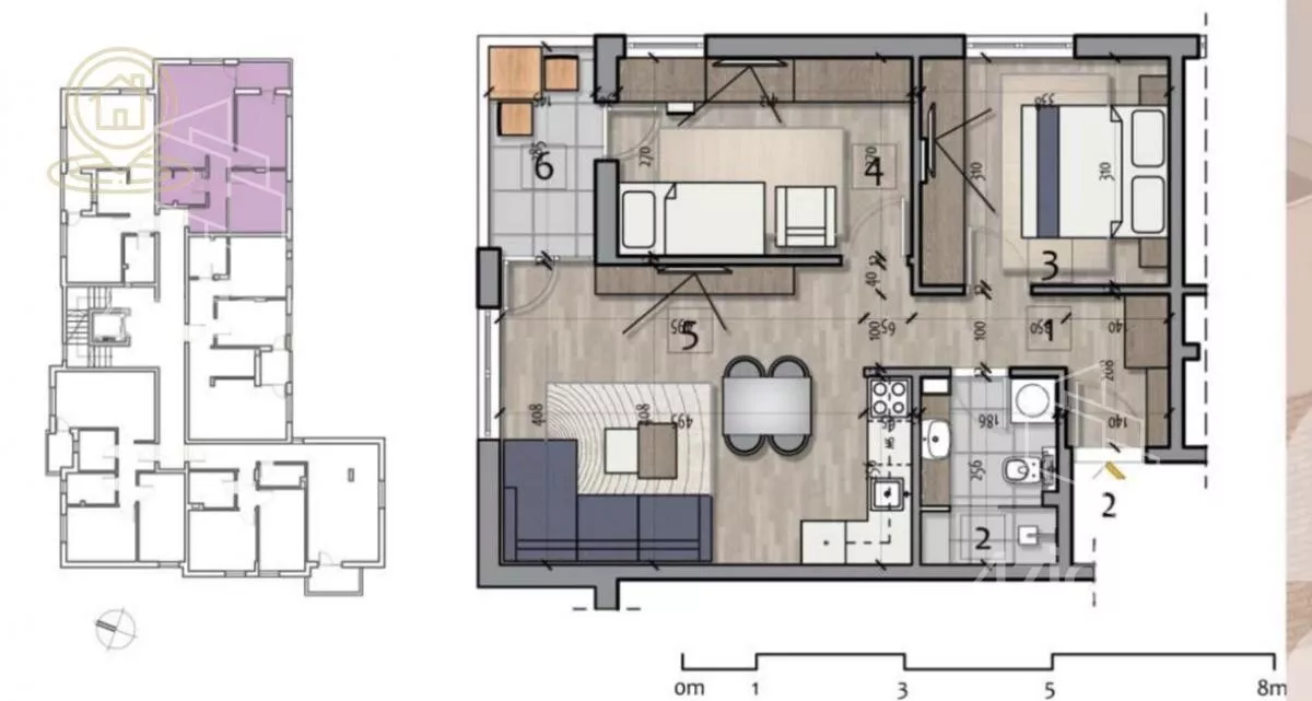 Trosoban stan | 4zida