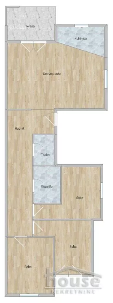 Troiposoban stan | 4zida