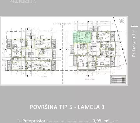 Jednosoban stan | 4zida