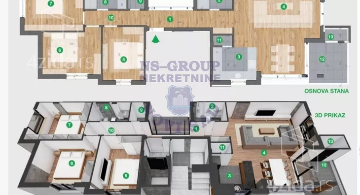 Četvorosoban stan | 4zida