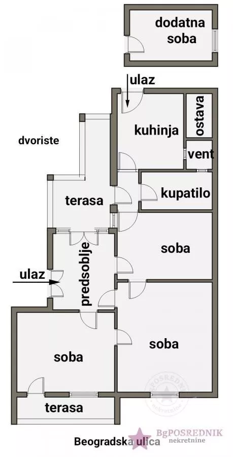Trosoban stan | 4zida