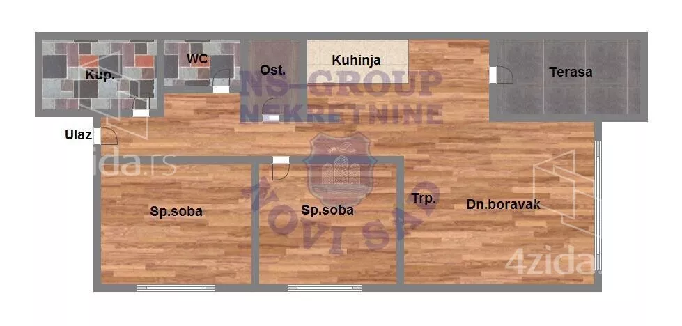 Trosoban stan | 4zida