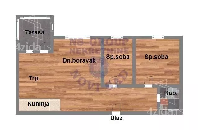 Trosoban stan | 4zida