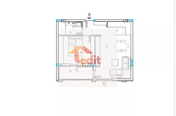 Jednoiposoban stan | 4zida