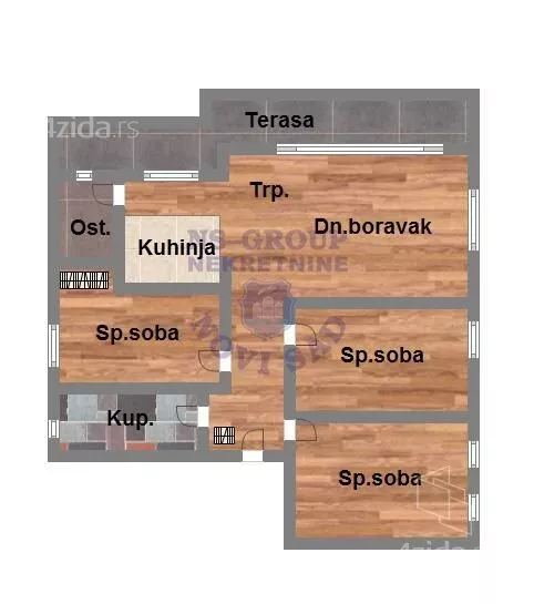 Troiposoban stan | 4zida