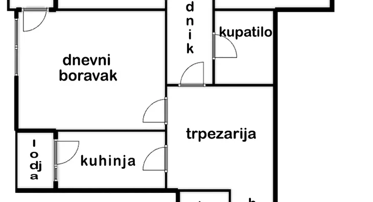 Trosoban stan | 4zida