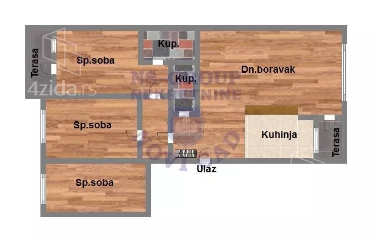 Četvorosoban stan | 4zida