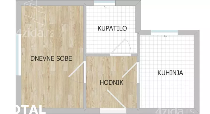 Jednosoban stan | 4zida