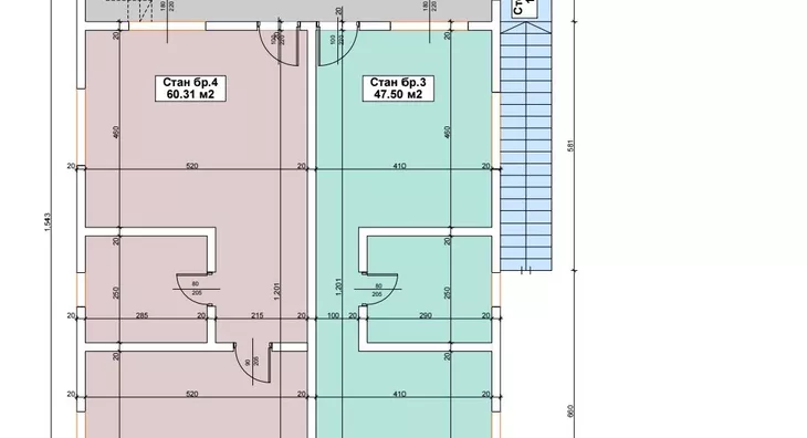 Jednoiposoban stan | 4zida