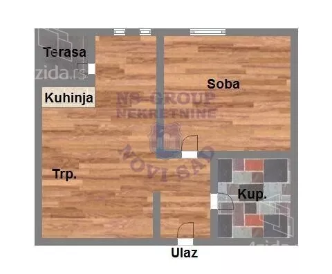 Jednoiposoban stan | 4zida