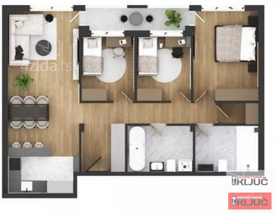 Četvorosoban stan | 4zida