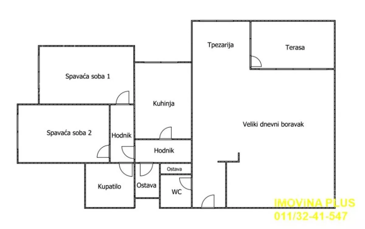 Trosoban stan | 4zida