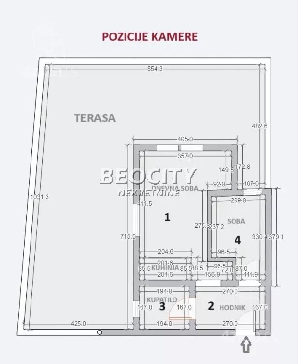 Jednoiposoban stan | 4zida