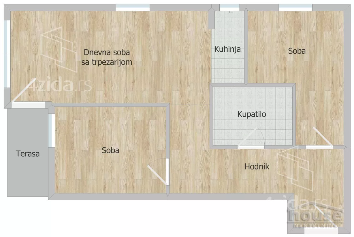 Trosoban stan | 4zida