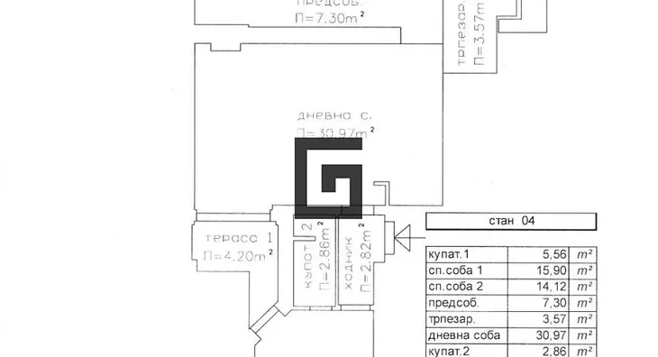 Četvoroiposoban stan | 4zida