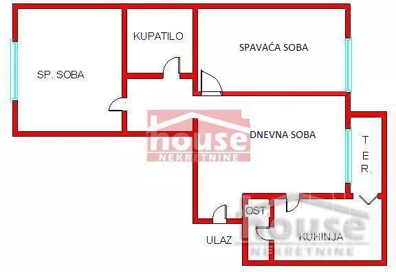 Trosoban stan | 4zida