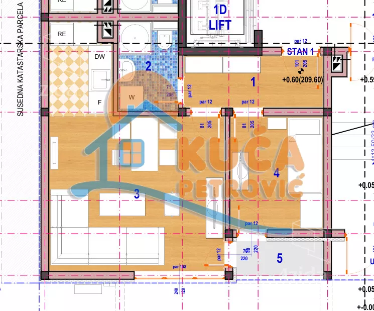 Jednoiposoban stan | 4zida