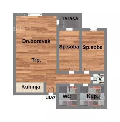 Trosoban stan | 4zida