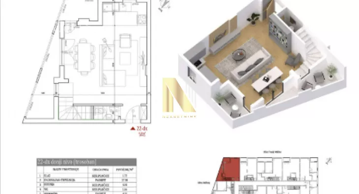 Trosoban stan | 4zida