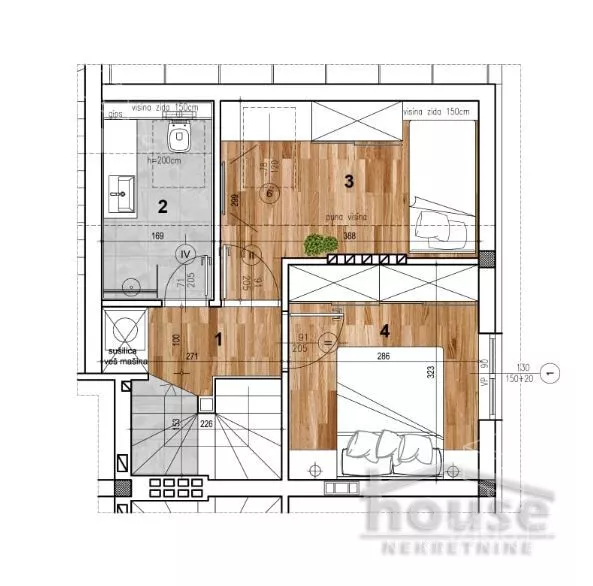 Trosoban stan | 4zida