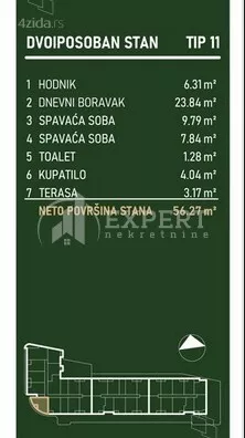 Dvoiposoban stan | 4zida