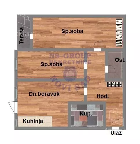 Trosoban stan | 4zida