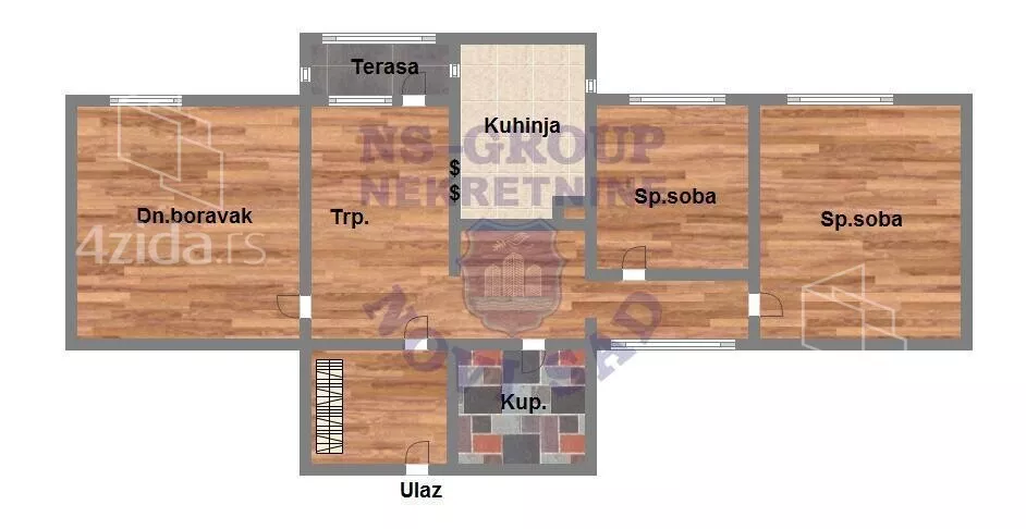 Trosoban stan | 4zida