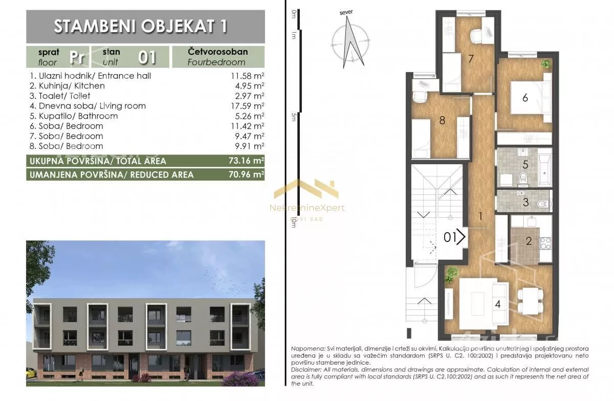 Četvorosoban stan | 4zida
