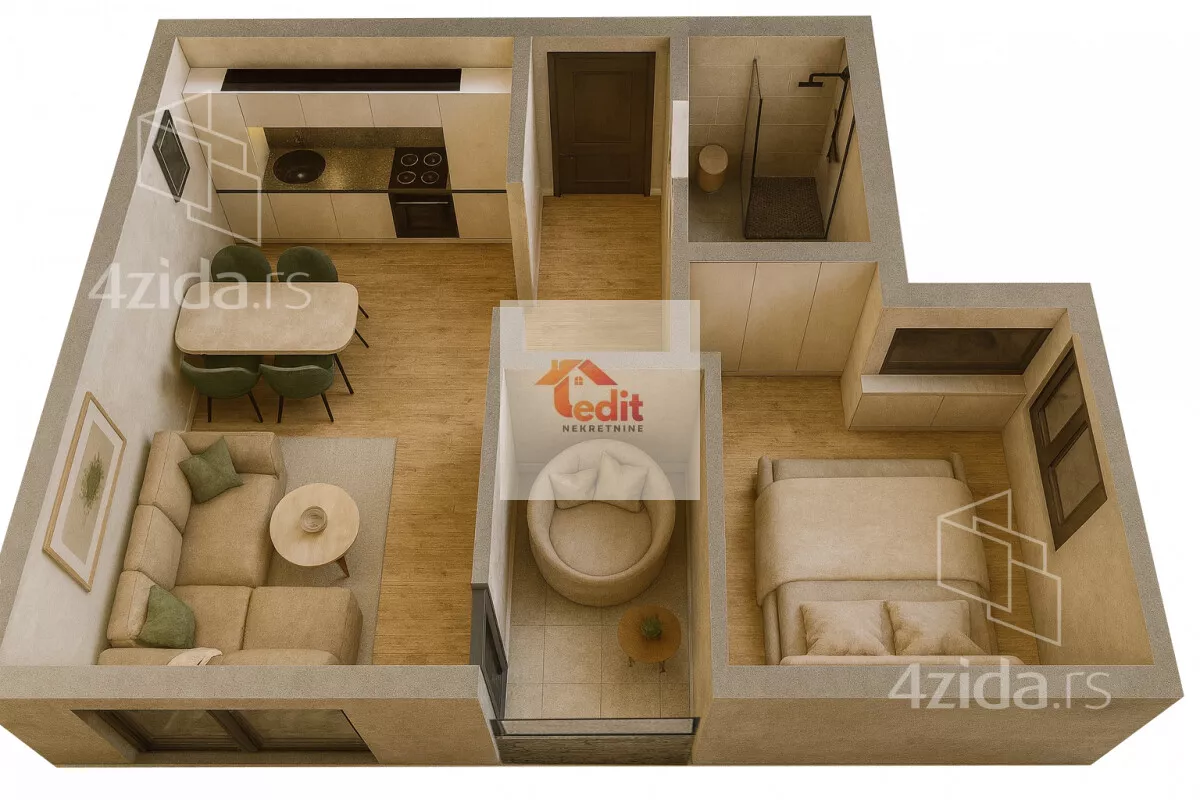 Dvosoban stan | 4zida