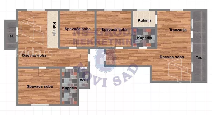 Petosoban stan | 4zida