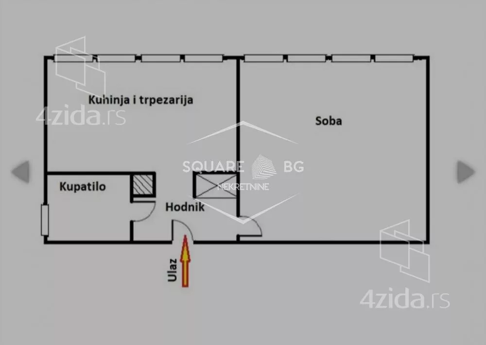 Jednoiposoban stan | 4zida