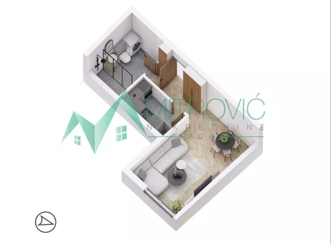 Jednosoban stan | 4zida