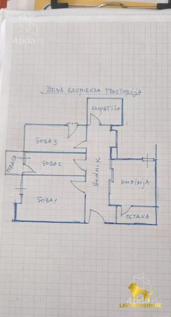 Trosoban stan | 4zida
