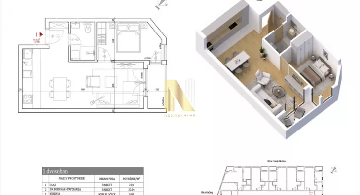 Dvosoban stan | 4zida