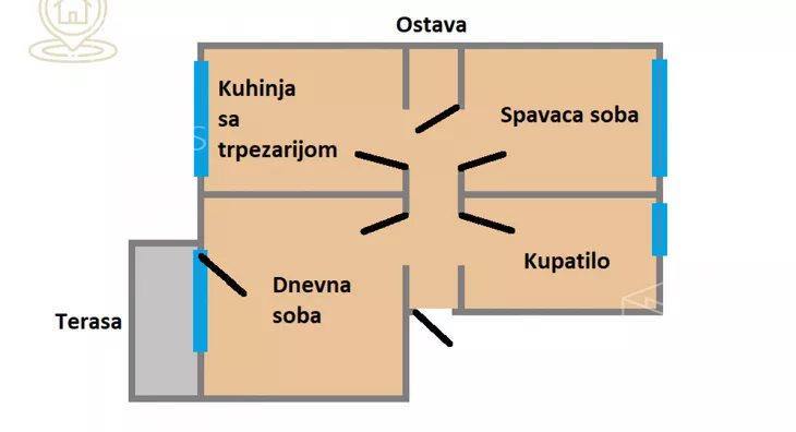 Dvosoban stan | 4zida
