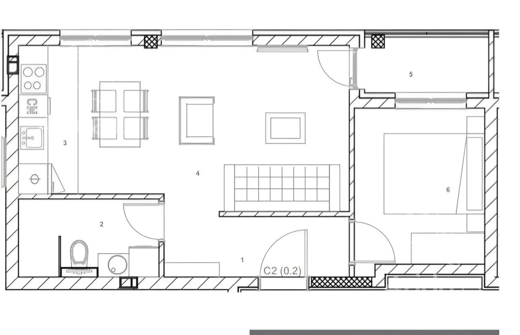 Dvosoban stan | 4zida