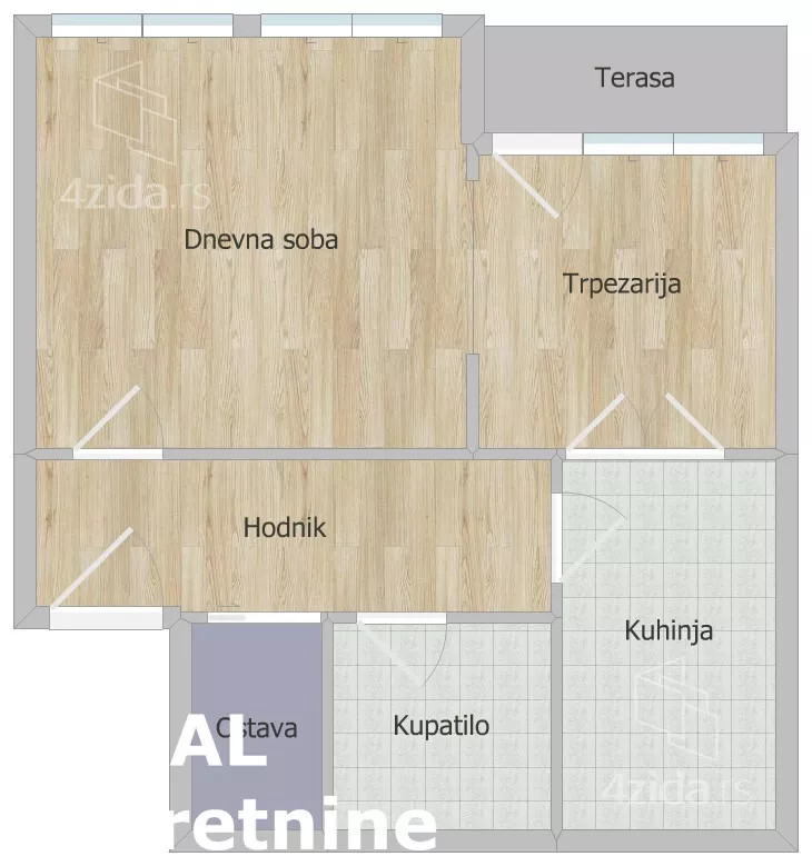 Jednosoban stan | 4zida