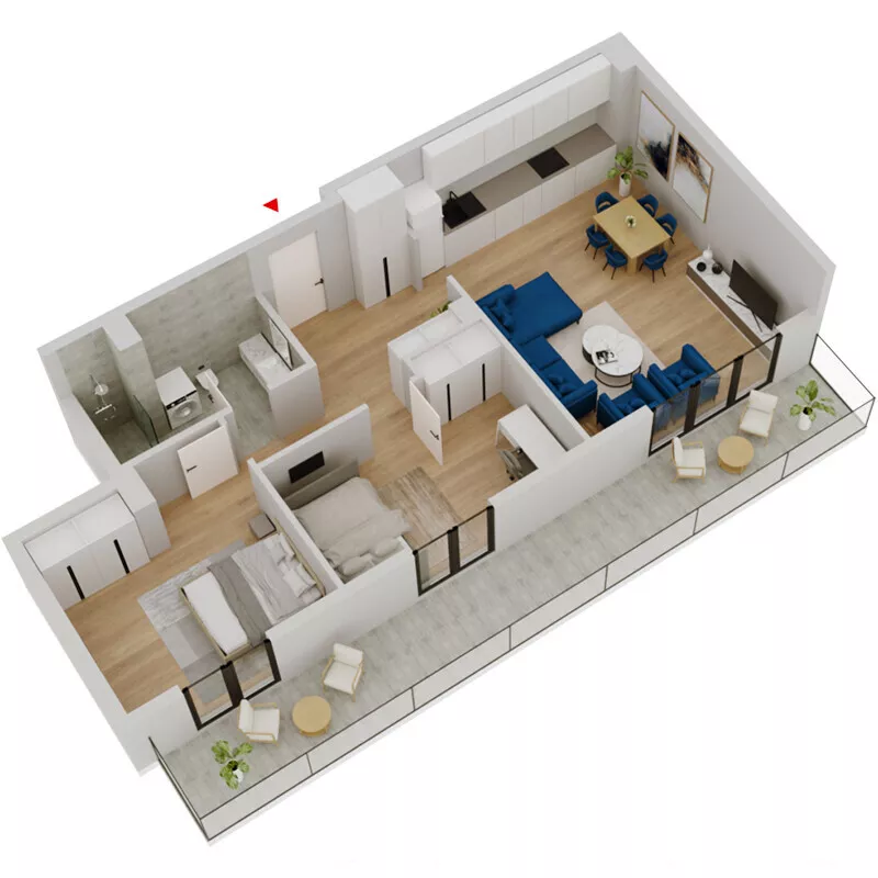 Trosoban stan | 4zida