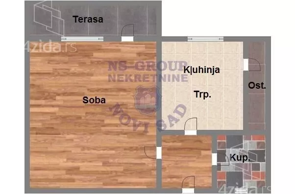 Jednosoban stan | 4zida