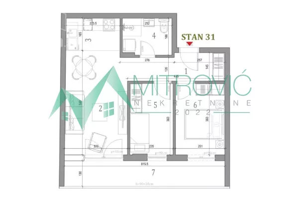 Dvoiposoban stan | 4zida