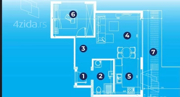 Dvosoban stan | 4zida