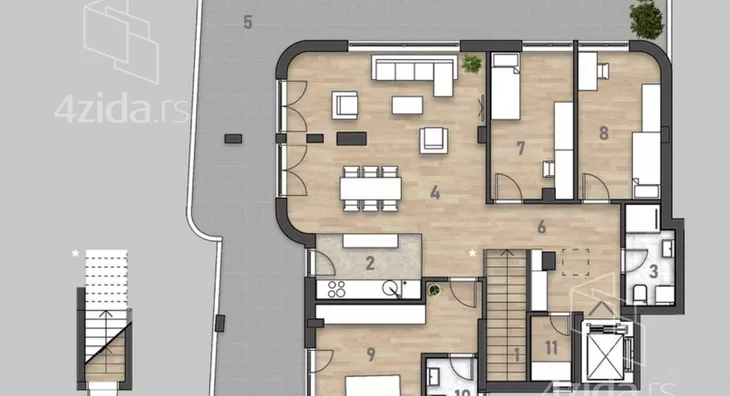 Četvorosoban stan | 4zida