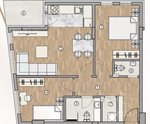 Dvoiposoban stan | 4zida