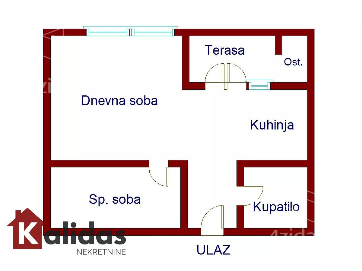 Jednoiposoban stan | 4zida