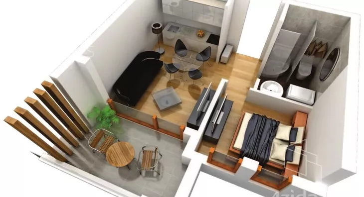 Jednosoban stan | 4zida