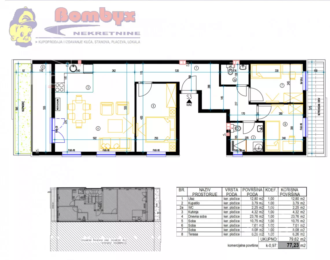 Troiposoban stan | 4zida