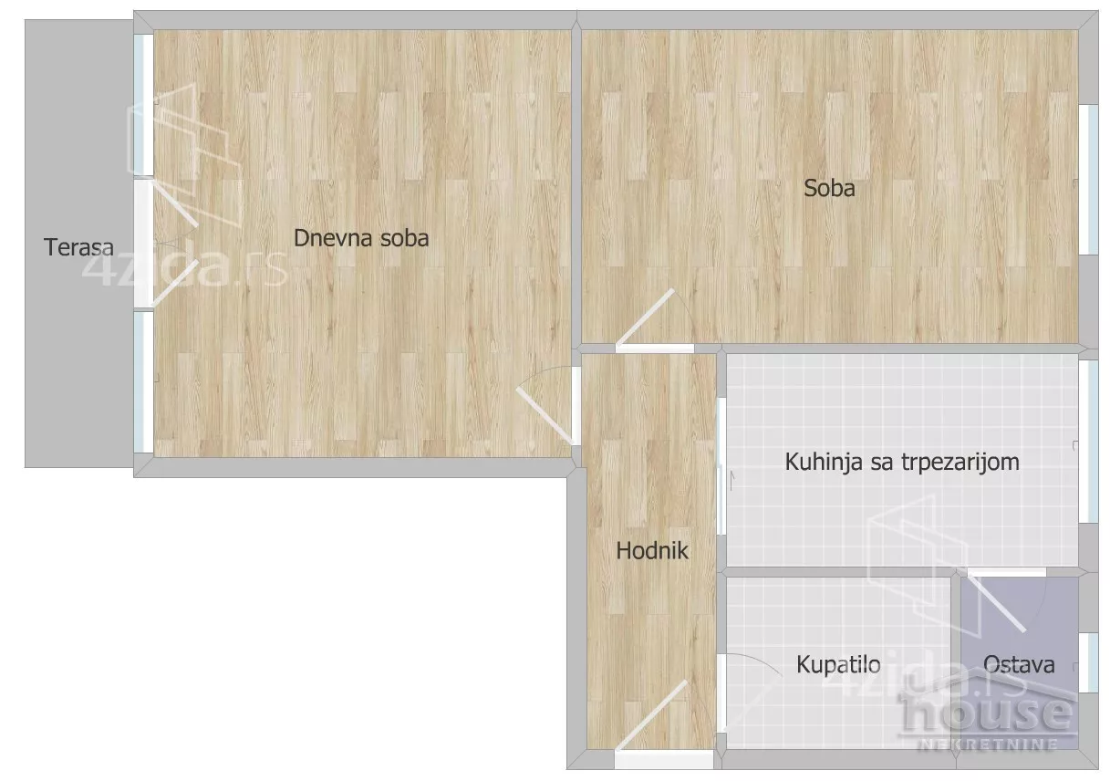 Dvosoban stan | 4zida